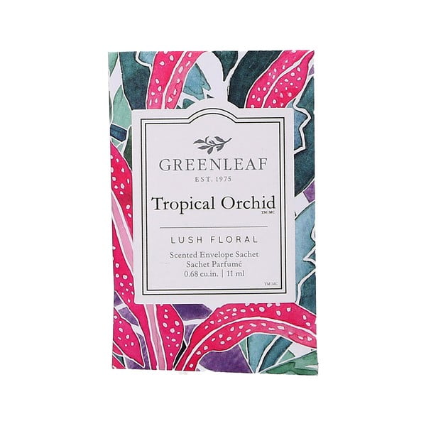 Ароматно саше Orchid, 11 ml Tropical Orchid - Greenleaf