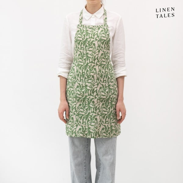 Ленена престилка Evergreen Damask – Linen Tales