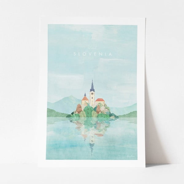 Плакат , 30 x 40 cm Slovenia - Travelposter
