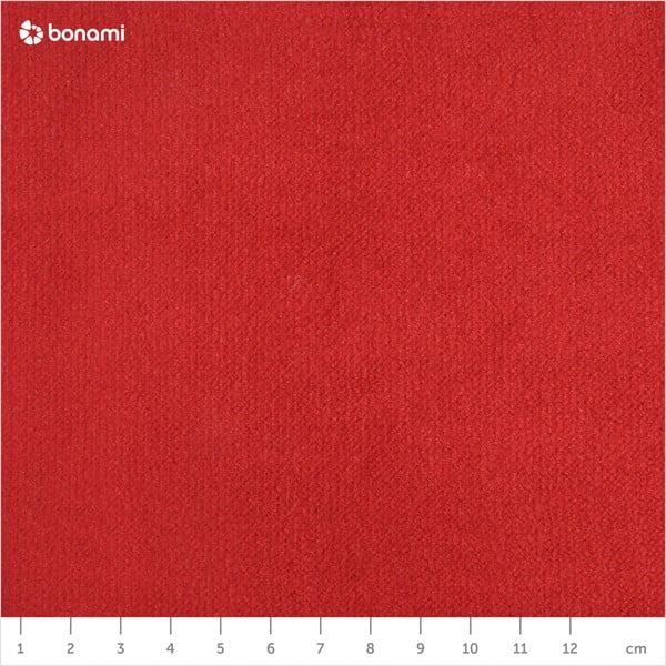 Червен фотьойл с крака от кафяв велур Brandford - Max Winzer-image-1