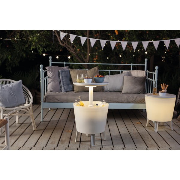 Кръгла градинска маса с тавичка за лед 49.5x49.5 cm Illuminated cool – Keter-image-4