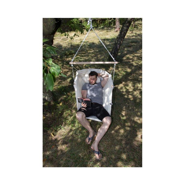 Krémové houpadlo pro dospělé se zavěšením do stropu Hojdavak Maxi-image-2