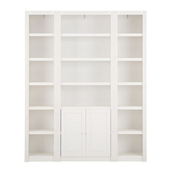 Bílá skříň z borovicového dřeva Støraa Bailey, 173 x 213 cm