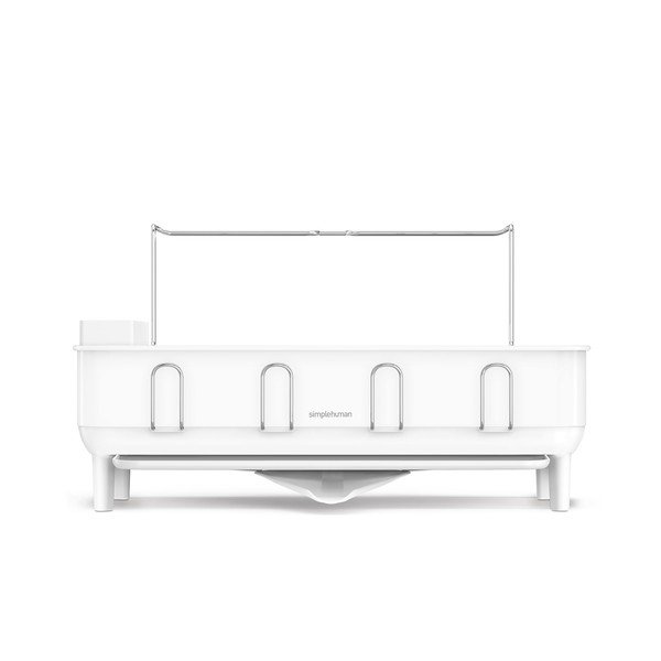 Бяла стоманена тавичка за оттичане – simplehuman-image-3