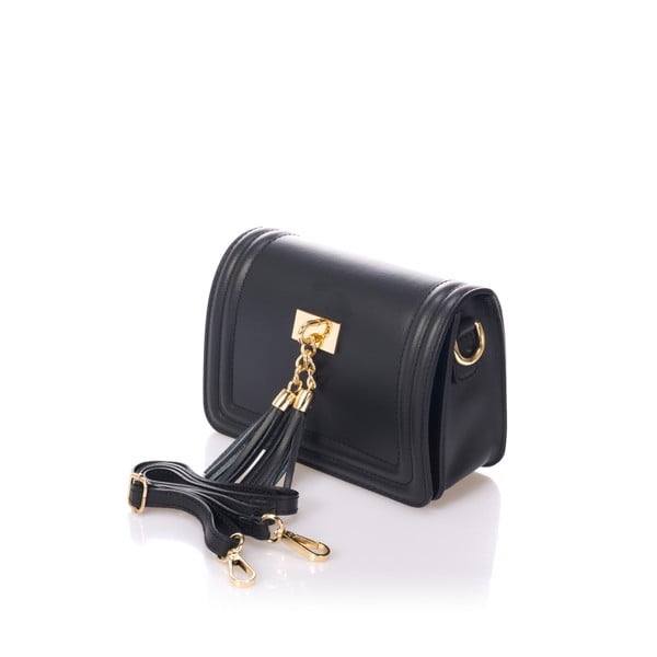 Черна кожена джобна книжка Abelia - Giorgio Costa-image-2