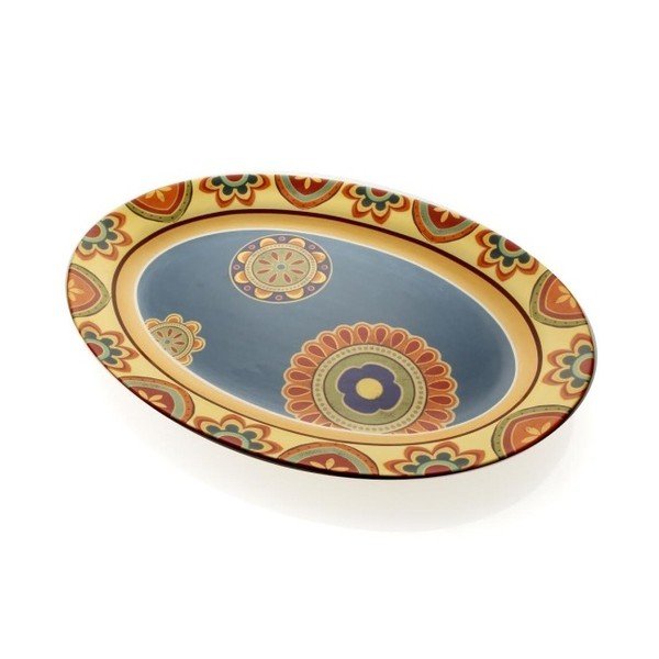 Овална чиния за сервиране Ironstone - Brandani-image-1