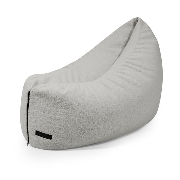 Светлосив детски пуф от букле Clip Clap 90 – SLOWDOWN