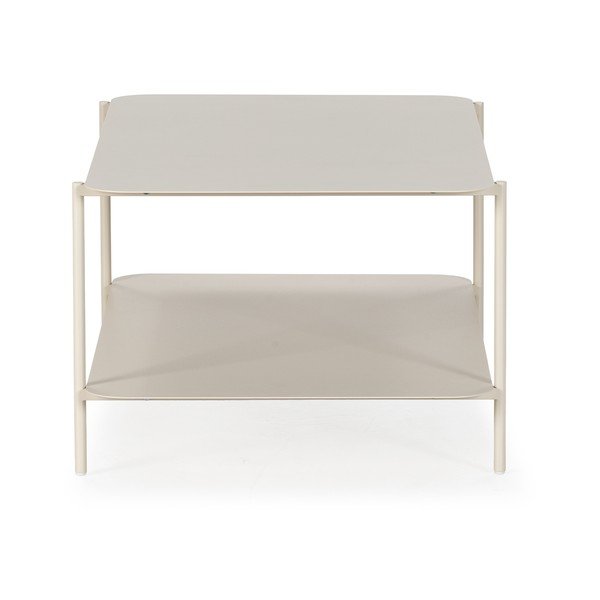 Кремава метална масичка за кафе 58x90 cm Beatrix – MOME-image-2