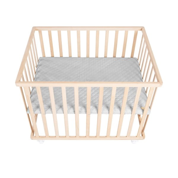 Сива кошара за игра от букова дървесина 75x100 cm Roba style - Roba-image-2