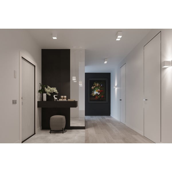 Бяла стенна лампа Geo – Sollux-image-4