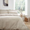 Бежово двойно  спално бельо 200x200 cm Tamba Stripe – Pineapple Elephant