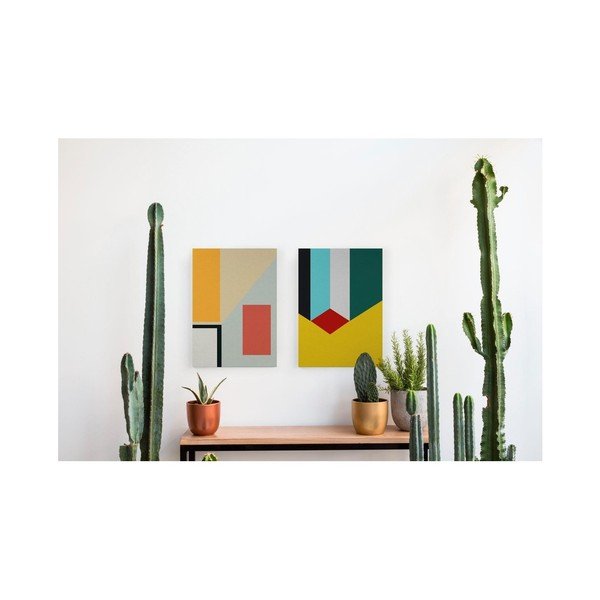 Живопис върху платно , 40 x 60 cm Geometric Perspective - Really Nice Things-image-1