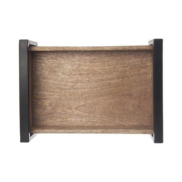 Дървен поднос за сервиране 22x31 cm Mango - Orion-image-2