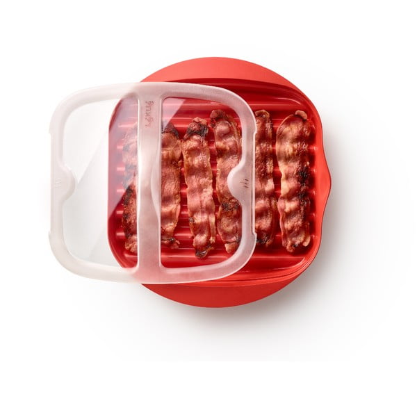Червен пластмасов контейнер за Bacon Bacon - Lékué-image-1