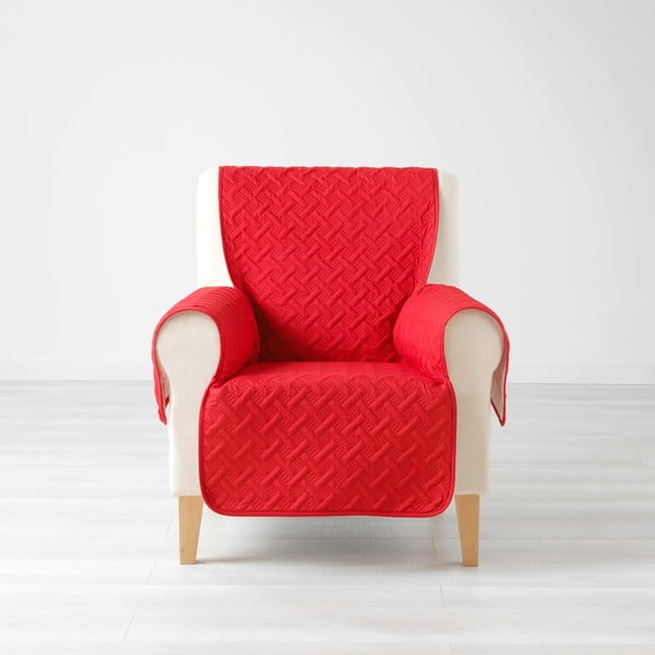 Червено защитно покривало за кресло 165 cm Lounge – douceur d'intérieur