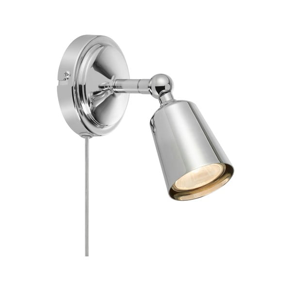 Стенна лампа за контакт в сребрист цвят Tiny – Markslöjd