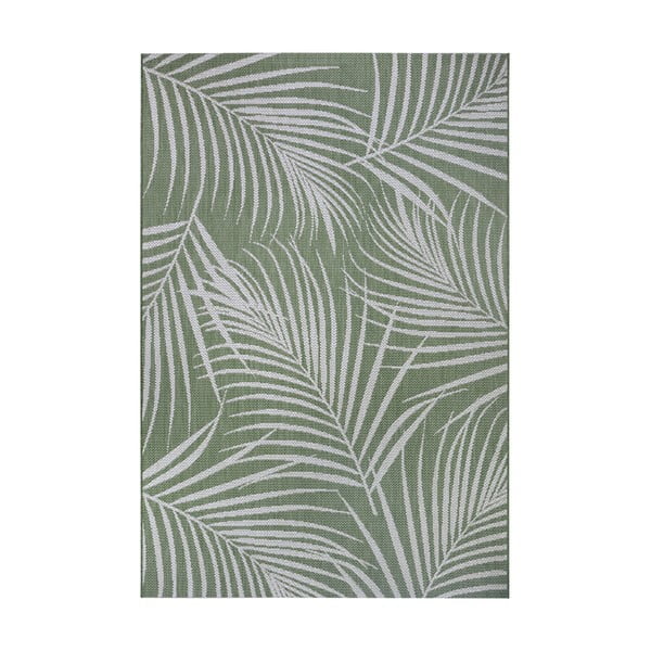 Зелен външен килим Flora, 160 x 230 cm - Ragami
