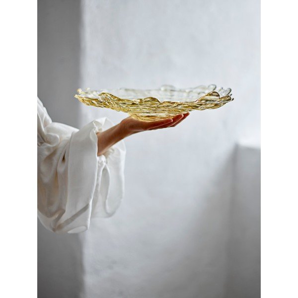 Бежова стъклена купа ø 38,5 cm Asimi – Bloomingville-image-2