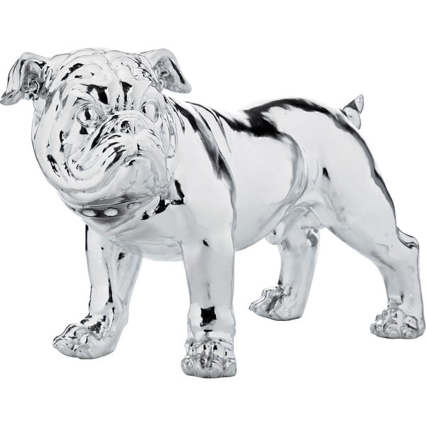 Декоративна статуетка на куче в сребро Булдог Bulldogge - Kare Design