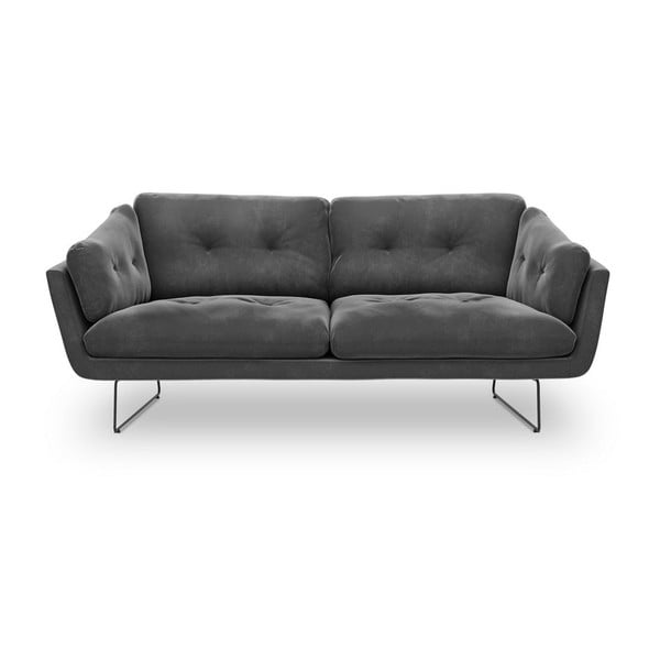 Тъмно сив диван с кадифена покривка Gravity - Windsor & Co Sofas