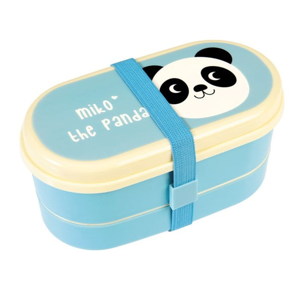 Синя кутия за обяд bento Miko The Panda Miko the Panda - Rex London