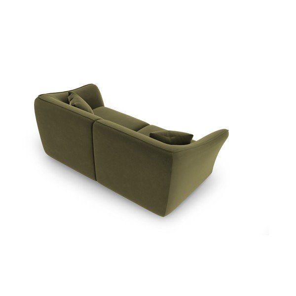 Зелен кадифен диван 206 cm Tokyo – Cosmopolitan Design-image-3
