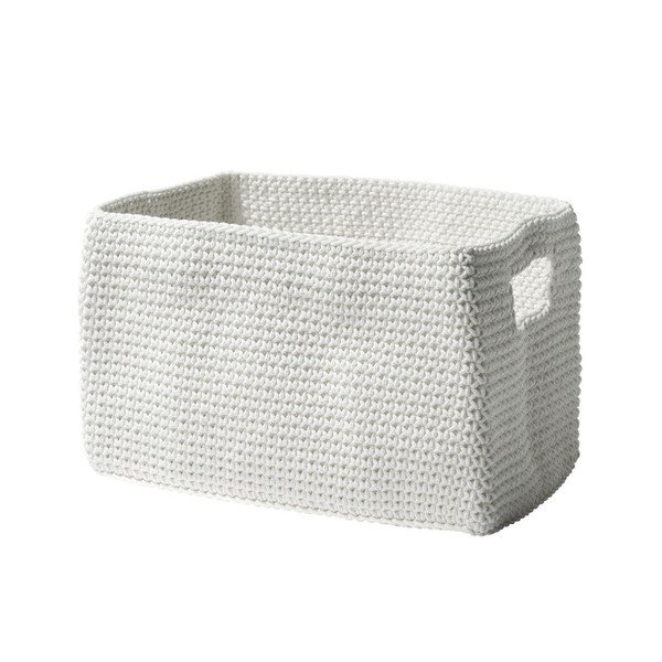 Бяла кошница за конфети, 14 x 22 cm - Zone