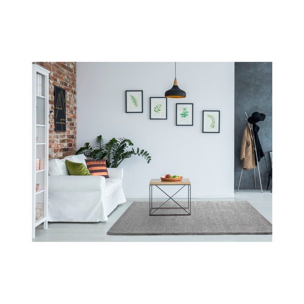 Сив килим Liso Plata, 60 x 120 cm - Universal-image-1