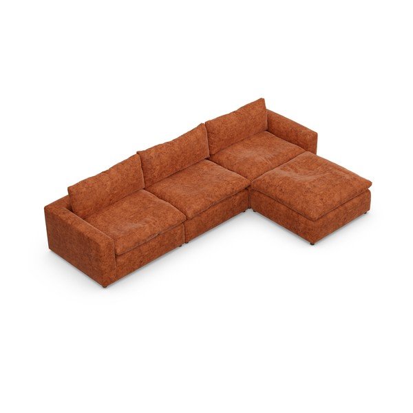Ъглов променлив диван в тухлен цвят Moonlight - Furninova-image-3