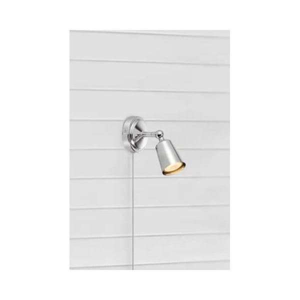 Стенна лампа за контакт в сребрист цвят Tiny – Markslöjd-image-1