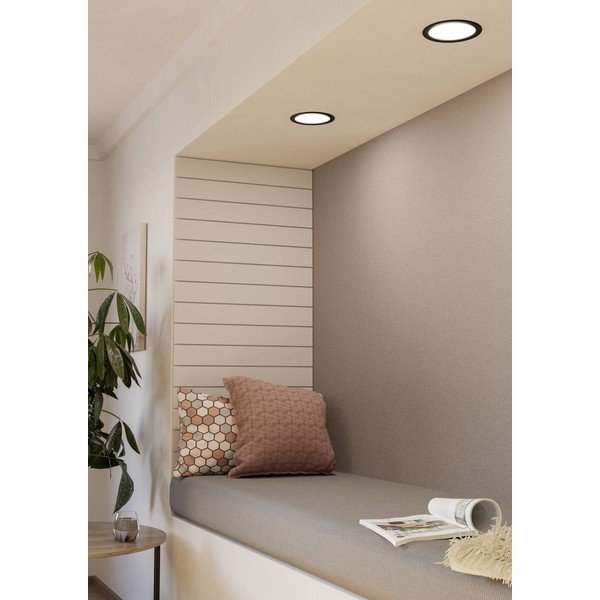 Черно LED вградено осветление осветително тяло за таван FUEVA 5 – EGLO-image-1