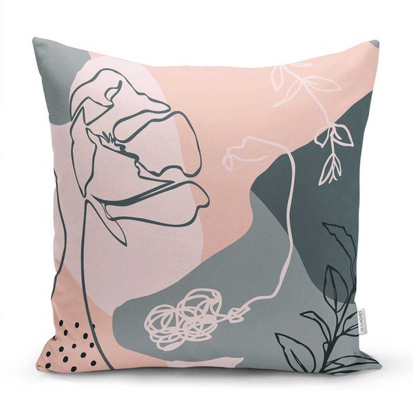 Комплект от 4 декоративни калъфки за възглавници Draw Art, 45 x 45 cm - Minimalist Cushion Covers-image-3