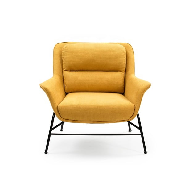 Жълт фотьойл Sadira - Teulat-image-2