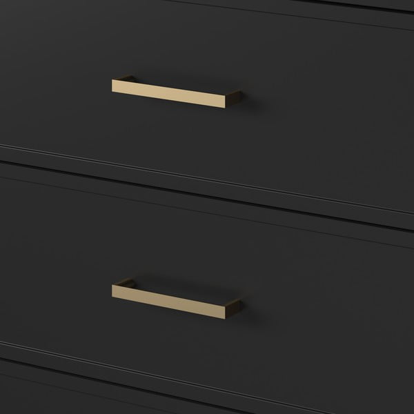 Черен скрин , 144 x 85 cm Westerleigh - CosmoLiving by Cosmopolitan-image-1