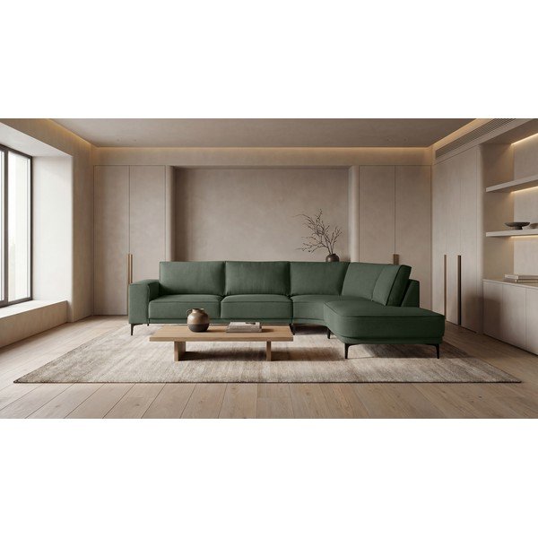 Ъглов диван в цвят каки (десен ъгъл) Copenhagen – Scandic-image-1