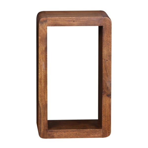 Комплект от 3 стенни рафта от масивна дървесина от шешъм BOHA - Skyport-image-4