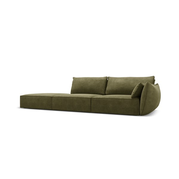 Зелен шезлонг (десен ъгъл) Vanda – Mazzini Sofas-image-2