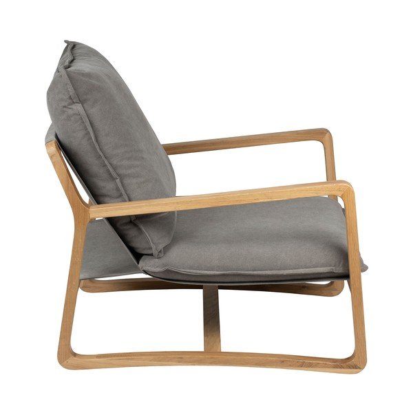 Сив дървен градински стол Azenon - Côté Table-image-3