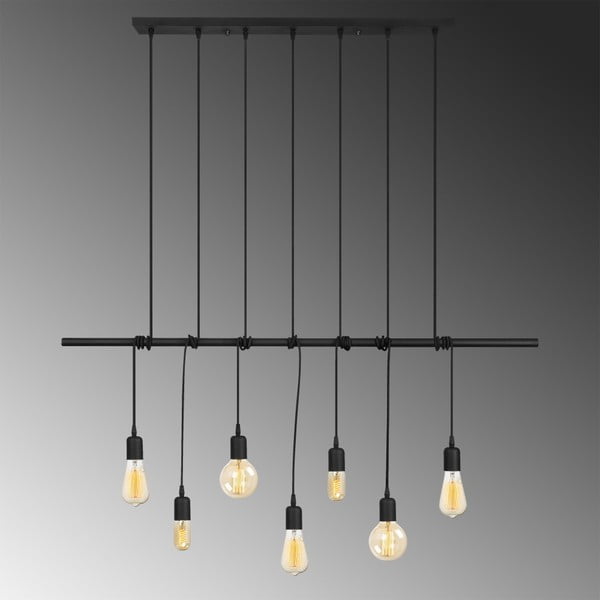 Черно метално висящо осветително тяло Opviq lights Vincent - Opviq lights-image-1