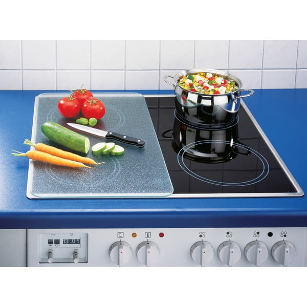 Комплект от 2 стъклени капака за печка Прозрачен - Wenko-image-1