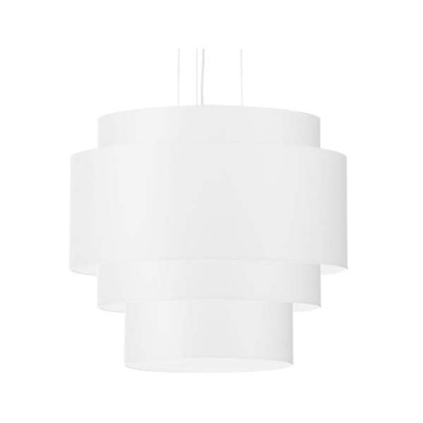 Бяло висящо осветително тяло , ø 50 cm Elber - Nice Lamps