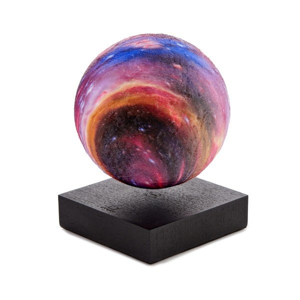 Черна светлинна декорация за контакт ø 12 cm Galaxy – Gingko