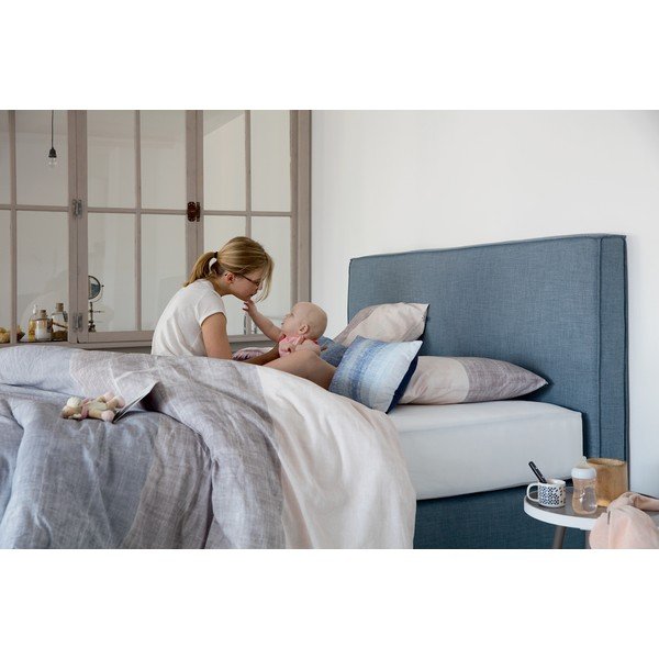 Modrá boxspring postel Revor Milano, 160 x 200 cm-image-4