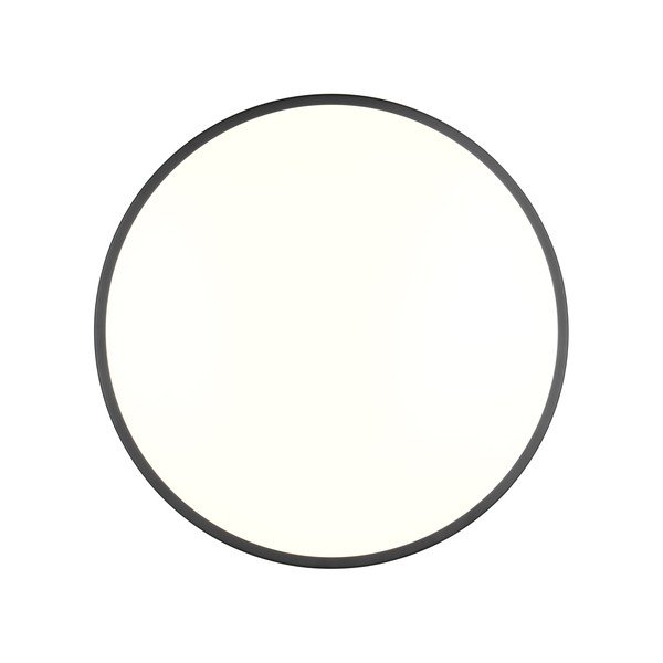 Черно-бяло LED осветително тяло за таван ø 38 cm Loody – Reality-image-3