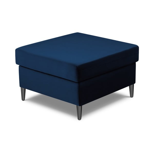 Синя кадифена табуретка Kyoto – Cosmopolitan Design-image-2