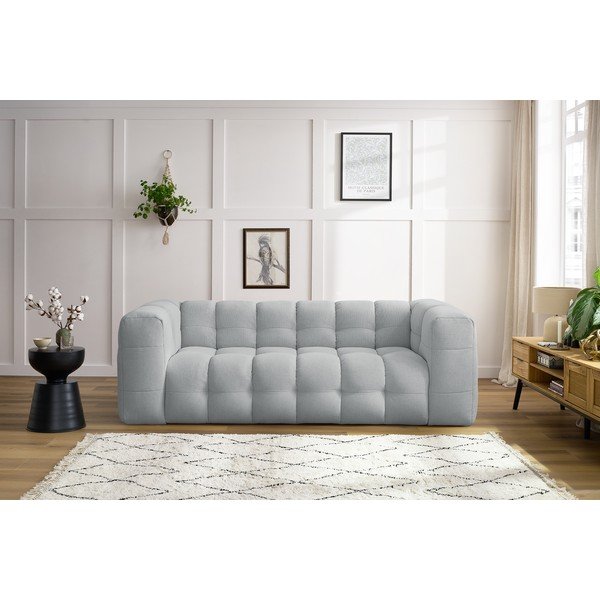 Светлосив диван 232 cm Cloud - Bobochic Paris-image-1