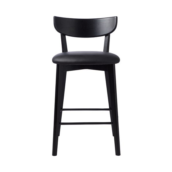 Черен бар стол (височина на седалката 67 cm) Pero – Unique Furniture-image-1