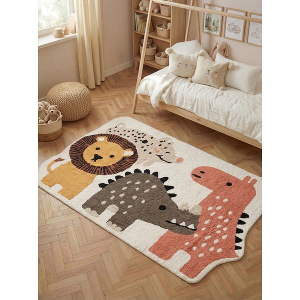 Памучен детски килим подходящ за пране/ръчно изработен 140x200 cm Snuggle Zoey – Hanse Home-image-1