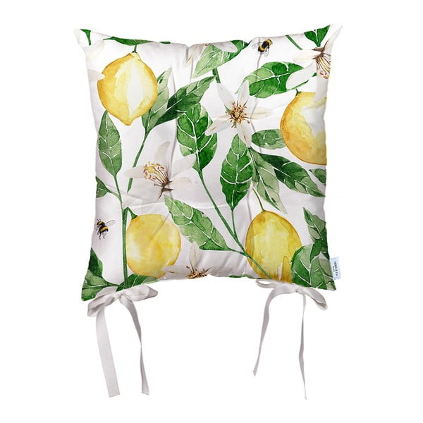 Възглавница за сядане от микрофибър , 43 x 43 cm Lemons - Mike & Co. NEW YORK