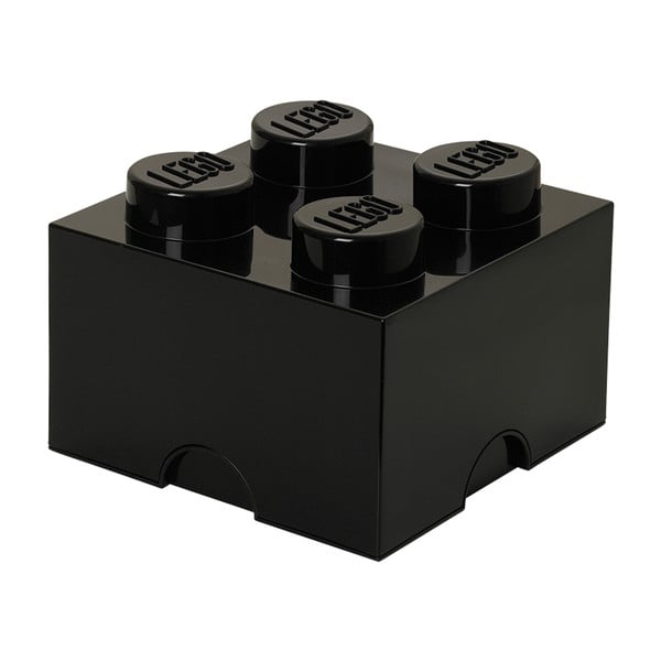 Черна квадратна кутия за съхранение - LEGO®
